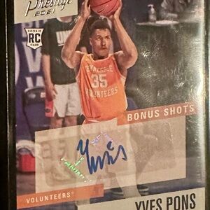 2021 Prestige Autographed Yves Pons card
